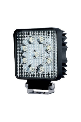 22w Kare 9 Ledli Sis Farı Off Road Çalışma Tekne Lambası