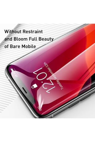 Apple Uyumlu iPhone Se 2020 Ekran Koruyucu 6D Premium Seri Full Büyük Kavisli