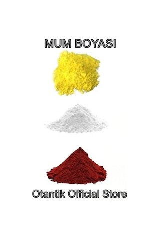 Mum Boyası Toz 3 Renk Soya,Parafin Mum %100Doğal Yağda Çözünen (527963979)