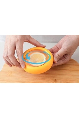 Limon Şeklinde Esnek Yiyecek Saklama Kutusu Çok Renkli
