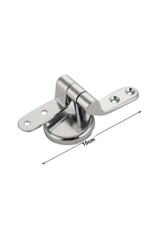 Klozet Kapağı Menteşe Bağlantı Parçaları Cıvata Ve Somunlarla Yedek Klozet Kapağı Menteşesi 1 Çift Krom