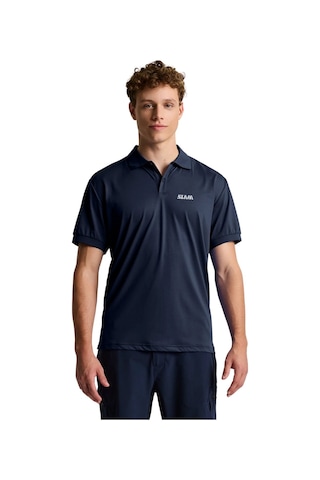 Slam Slam Tech Pique Polo Evo Erkek Mavi Tişört W13 Lacivert