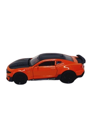Çekbırak Metal Araba Mustang Yeşil 3681a- Mustang Turuncu