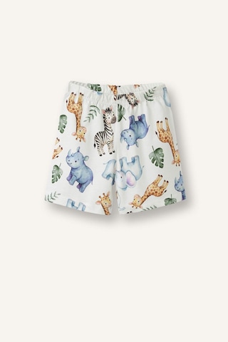 Defacto Hayvan Baskılı 2li Ecru Pijama Takımı Erkek Bebek H4032a526hser233 Ekru-er233