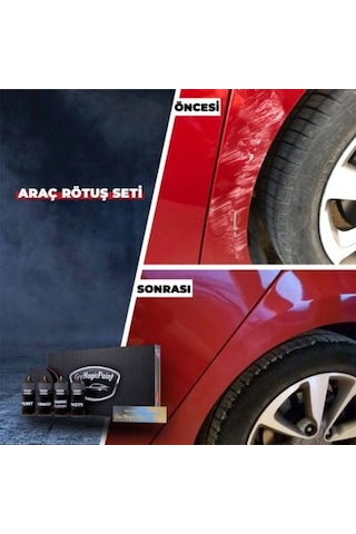 Araba Çizik  Çelik Rötuş Seti Renk Kodunuza Özel Carmagic Boya Rötuş Çeliği
