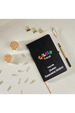 İsim Ve Kurumsal Logo Unvan Yazılı Baskılı Defter