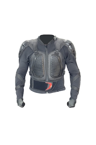 Forte Gt Body Armor Motosiklet Vücut Koruma Zırhı Full Koruma Siyah