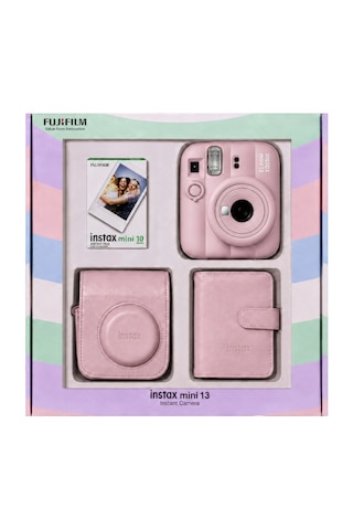 Instax Mini 13 Şipşak Fotoğraf Makinesi + Çanta + Albüm + 10'lu Film Bundle Box