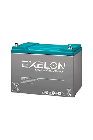 Exelon 12 Volt 100 Amper Jel Akü Derin Döngü Deep Cycle
