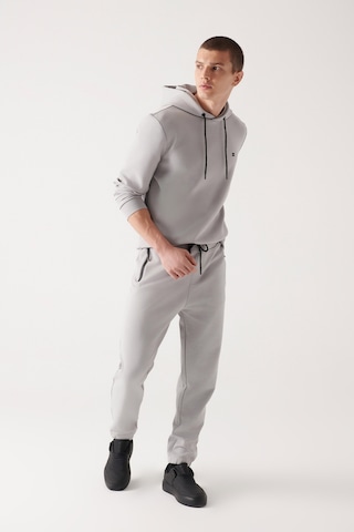 Avva Gri Eşofman Altı Esnek Yumuşak Doku İnterlok Kumaş Lastikli Paça Unisex Standart Fit Normal Kesim B003400 Gri