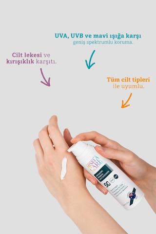 Minela Care Antiaging Organik Mineral Filtreli Yüz Güneş Kremi SPF50 70 G