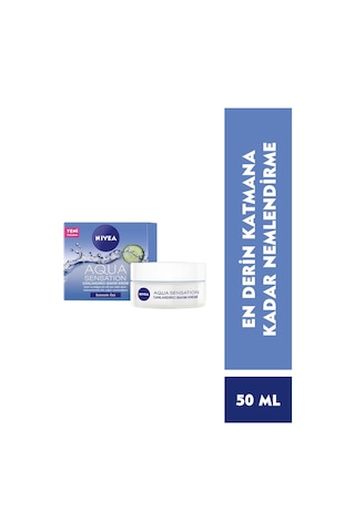 Nivea Aqua Sensation Normal/Karma Ciltler Için Canlandırıcı Bakım Kremi 50 ML