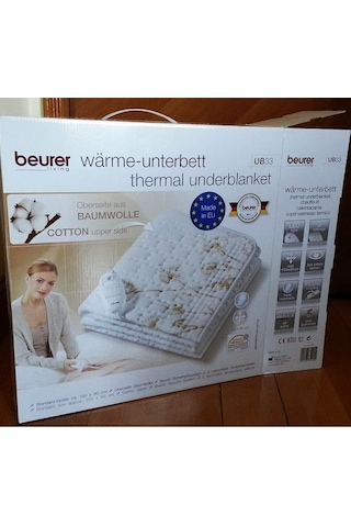 Beurer Ub 33 Isıtmalı Yatak Altı Minderi / Elektrikli Minder