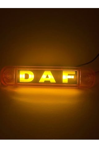 Ahmet Otomotiv 5 Adet Parmak Led Yazılı Turuncu Renk