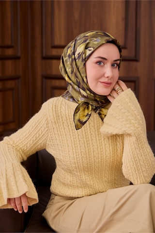 Silk Home Twill İpek Eşarp 11492-32 Haki Yeşili