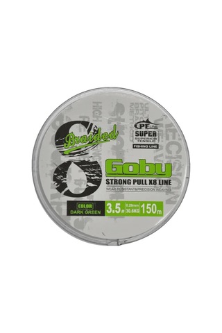 Fishpro Goby 8x 150 Mt Dark Green Örgü İp Misina 0.30