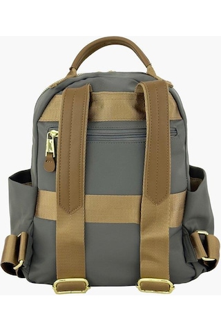 Bolsas Saten Kumaş Kadın Sırt Çanta Gri 1045 Gri