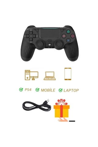 Ps 4 Joystick Tablet Telefon Pc Uyumlu Titreşimli Oyun Kolu