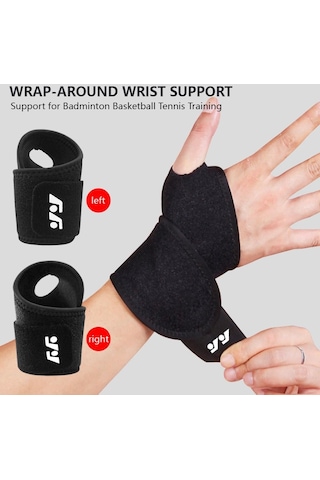 Tek Boyut-ganglion Kist Artriti İçin Bileklik Bileklik Artrit Karpal Tünel Artrit Eldiveni Nefes Alabilir Spor Bilek Desteği Sol Sağ Unisex-sol El Çok Renkli