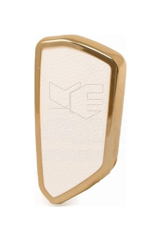 Lüx Volkswagen Skoda Seat Golf 8 Cupra Formentar Yeni Nesil Anahtar Kılıfı Beyaz Gold 1.ci Kalite