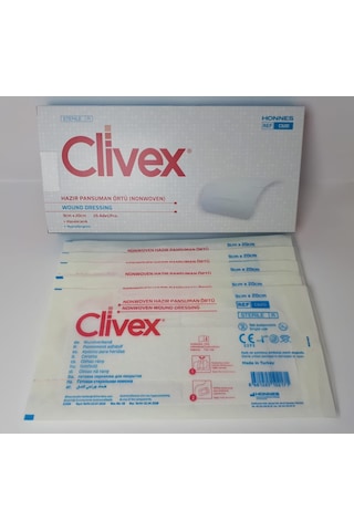 Hazır Pansuman Örtü Nonwoven 9cmx20cm 25 Adet C620