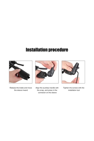 Xindoker Bisiklet Tutamak Kolu Yardımcısı, Tpr Kauçuk + Aluminyum Alyuminyum, Ergonomik Tasarım, Darbeleri Emici, Kaydırma Önleyici, 22.2 Mm Çaplı Direkler İçin Uygulanır Siyah