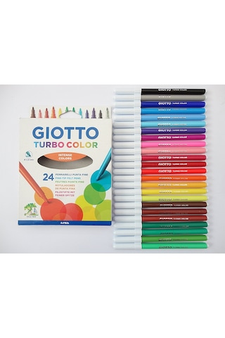 Giotto 24 Renk Turbo Keçeli Boya Kalemi 417000