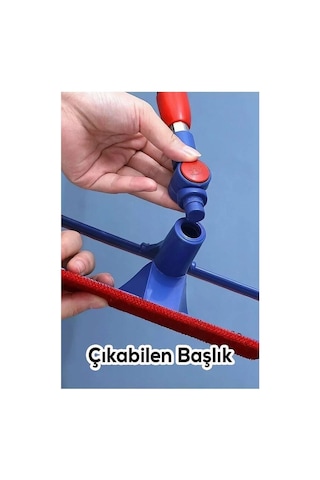Oynar Başlıklı Çekçekli Teleskopik Cam Silme Aparatı Evimdeyokyok