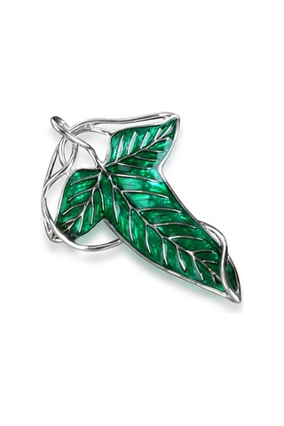 Lemestar Yaprak Desenli Broş - Allyuminyum Malzeme, 6.1x4.1 Cm, Çok Katmanlı Elektrokaplama Teknolojisi İle Dayanıklı Tasarım Çok Renkli