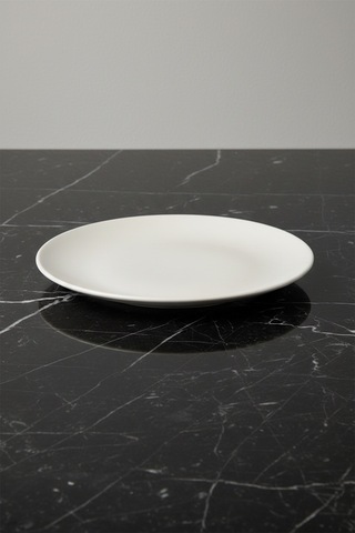 6'lı Ellips Oval Kayık Tabak 36cm Krem Rinart