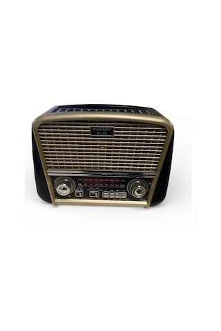 18 Cm 3 Bant Nostajik Usb Bluetooth Radyo 3702