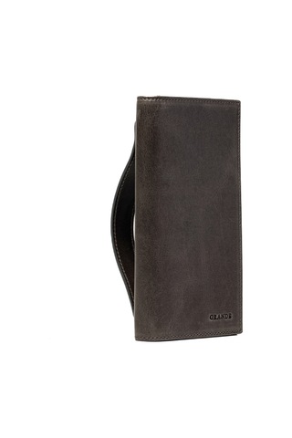 Crazy Gri Cüzdan & Kartlık Unisex 1764 Grande Deri Cüzdan Kartlık