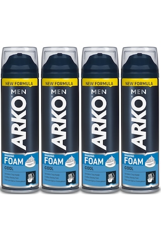 Arko Men Cool Tıraş Köpüğü 4 x 200 ML
