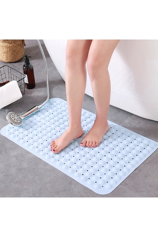 Geeksen Banyo Kaymaz Mat Pvc Masaj Matı Küvet Küvet Tahliye Delikleri Vakumlu Vakumlu Mat Diğer