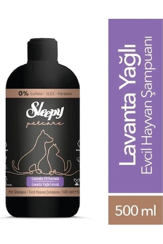 Sleepy Petcare Evcil Hayvan Şampuanı 500 ML + Islak Bakım Havlusu 3 x 60'lı