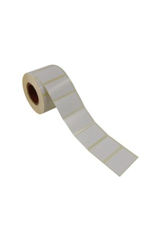 Renkli Zemin Baskılı Kuşe Rulo Etiket 50mm X 30mm 1000 Adet