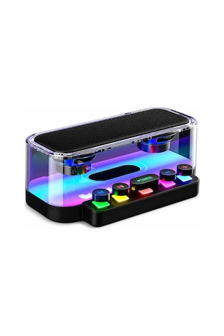 Jrl Z6 Rgb Işıklı Kablosuz Bluetooth Hoparlör - Mekanik Klavye Tuşlu, Speaker