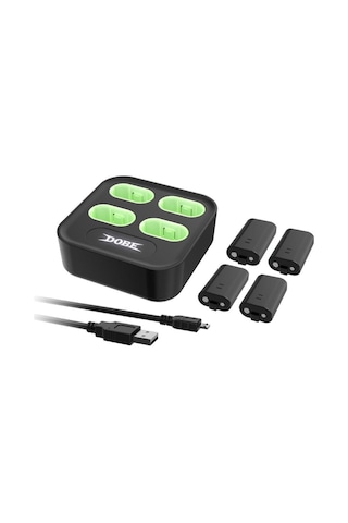 Xbox Series S X Batarya Şarj Dock + 4 Adet Pil Dahil