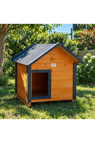 Orta Irk Ahşap Köpek Kulübesi
