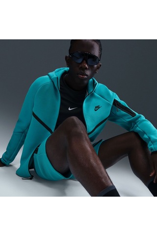 Nike Tech Fleece Fz Windrunner Hoodie Erkek Mavi Sweatshirt-hv0949-345-tanemsport Mavi