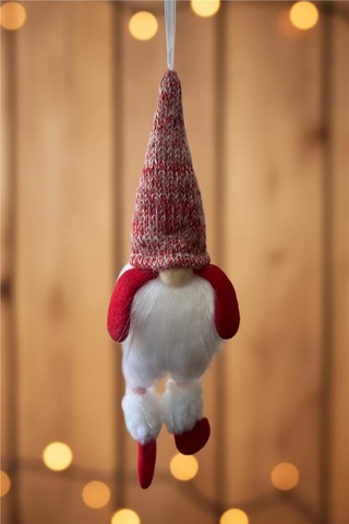 Yılbaşı Ağaç Süsleri Koleksiyonu - Kırmızı Şapkalı Noel Baba Ağaç Süsü