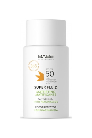 Babe Super Fluid Sunscreen Mattifying SPF50 50ml - Yağlı Ciltler İçin Matlaştırıcı Yüz Güneş Kremi