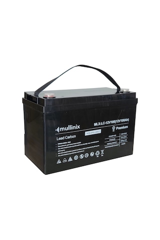Mullinix 12v 100ah %50 Dod 2900 Derin Döngü Kurşun Karbon Akü