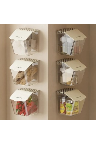 Ambition 4 Adet Zencefil Ve Sarımsak Taze Tutma Konteyner