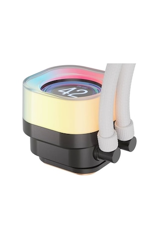 Corsaır 240mm Tıtan 240rx Lcd Cw-9061025-ww Am5-1851p Rgb Sıvı Soğutmalı İşlemci Fanı Beyaz