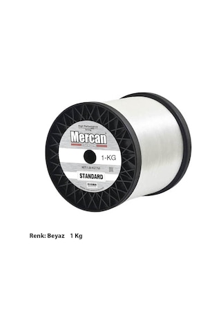 Mercan Standart 1 KG Beyaz Bobin Misina