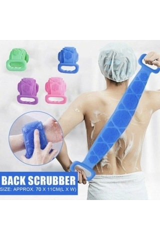 Silikon Çift Taraflı Banyo Kesesi Çok Renkli