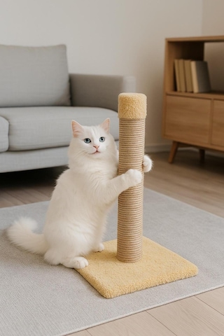 Akacat Kedi Tırmalama Tahtası 52 Cm Kahverengi