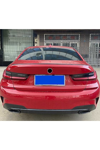 Bmw G20 M3 Bagaj Üstü Spoiler Parlak Siyah Spoyler Plastik İthal 2019-2022
