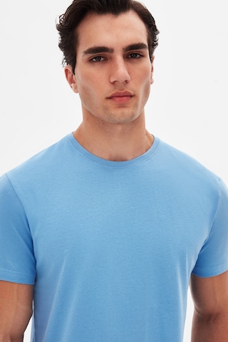 D's Damat Ds Damat Slim Fit Açık İndigo Bisiklet Yaka %100 Pamuklu Nefes Alabilen T-shirt 4hc141996753m Açık İndigo